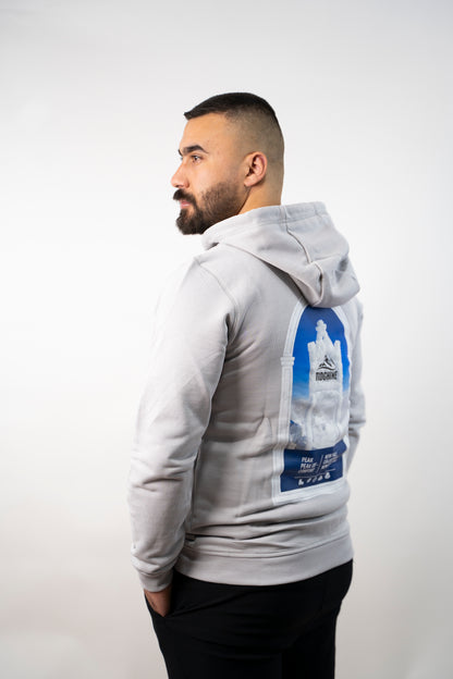 capuche en tissu Fleece à zip pour homme